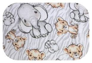 Puuvillaharso - safari, 70x80 cm hinta ja tiedot | Vauvan hoitoalustat ja tekstiilit | hobbyhall.fi