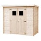 Puinen puutarhavaja Timbela M310 H200 x 239 x 142 cm / 2.63 m2 hinta ja tiedot | Piharakennukset | hobbyhall.fi