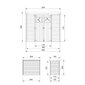 Puinen puutarhavaja Timbela M311 H200 x 204 x 142 cm / 2.22 m2 kaina ir informacija | Piharakennukset | hobbyhall.fi