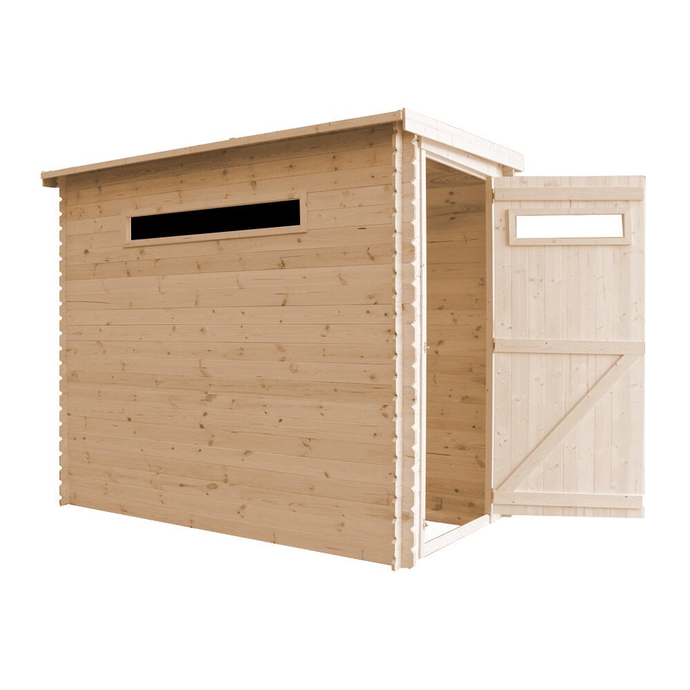 Puinen puutarhavaja Timbela M306A + lattia H198 x 239 x 144 cm / 2.63 m2 hinta ja tiedot | Piharakennukset | hobbyhall.fi