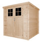 Puinen puutarhavaja Timbela M309F + lattia H200 x 204 x 204 cm / 3.53 m2 hinta ja tiedot | Piharakennukset | hobbyhall.fi