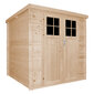 Puinen puutarhavaja Timbela M309F + lattia H200 x 204 x 204 cm / 3.53 m2 hinta ja tiedot | Piharakennukset | hobbyhall.fi