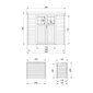 Puinen puutarhavaja Timbela M311F + lattia H200 x 204 x 142 cm / 2.22 m2 hinta ja tiedot | Piharakennukset | hobbyhall.fi