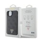 Guess Leather 4G Diamond Triangle - iPhone 15 6.1" hinta ja tiedot | Puhelimen kuoret ja kotelot | hobbyhall.fi