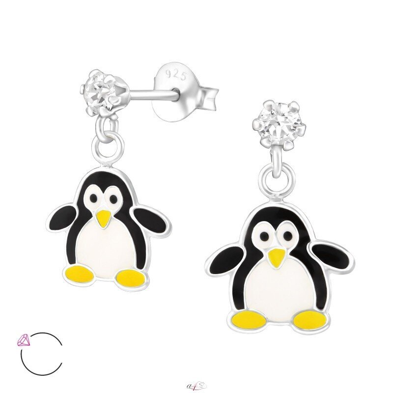 Hopeakorvakorut, Penguin A4S32855 hinta ja tiedot | Lasten asusteet | hobbyhall.fi