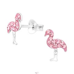 Hopeiset lasten korvakorut, Flamingo A4S46230 hinta ja tiedot | Lasten asusteet | hobbyhall.fi