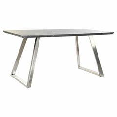 Ruokapöytä DKD Home Decor Musta Teräs Puu MDF (160 x 90 x 76 cm) hinta ja tiedot | Ruokapöydät | hobbyhall.fi