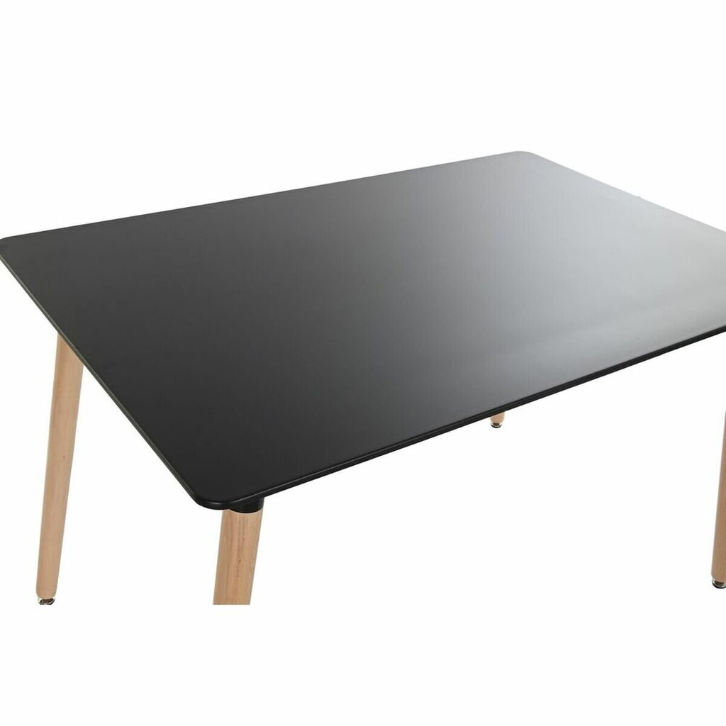 Ruokapöytä DKD Home Decor Luonnollinen Musta Koivu Puu MDF (120 x 80 x 74 cm) hinta ja tiedot | Ruokapöydät | hobbyhall.fi