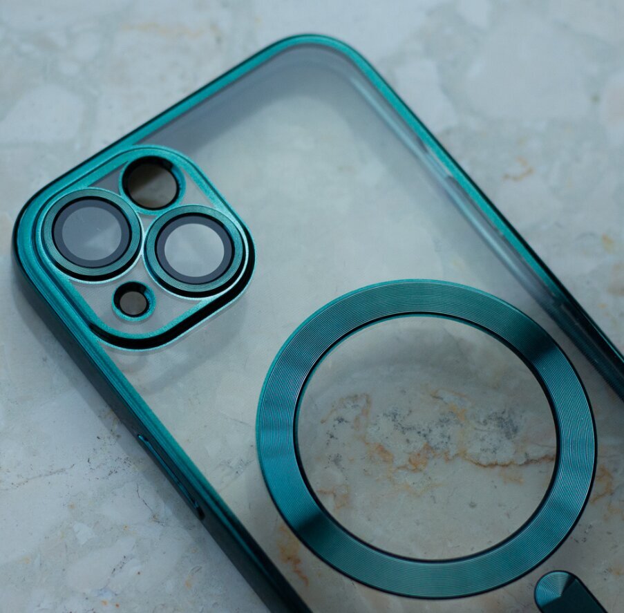 Mocco Color Chrome MagSafe Case for Apple iPhone 15 Pro Max hinta ja tiedot | Puhelimen kuoret ja kotelot | hobbyhall.fi