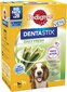 Pedigree DentaStix Daily Fresh kanalla keskikokoisille koirille, 28x180 g hinta ja tiedot | Koiran herkut | hobbyhall.fi