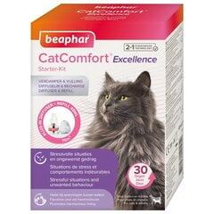 Rauhoittava diffuusori feromonilla kissoille Beaphar Catcomfort, 48 ml hinta ja tiedot | Eläinten hoitotuotteet | hobbyhall.fi