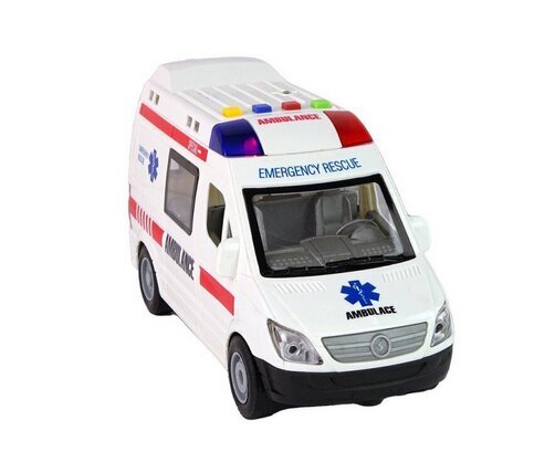 Ambulanssi, jossa on äänet ja valot hinta ja tiedot | Poikien lelut | hobbyhall.fi