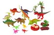 Dinosaurusfiguurisetti tarvikkeineen, 21 kpl hinta ja tiedot | Poikien lelut | hobbyhall.fi