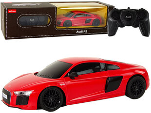 Kauko-ohjattava auto Audi R8 Rastar, punainen hinta ja tiedot | Poikien lelut | hobbyhall.fi