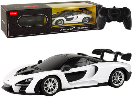 Kauko-ohjattava McLaren-auto, valkoinen hinta ja tiedot | Poikien lelut | hobbyhall.fi