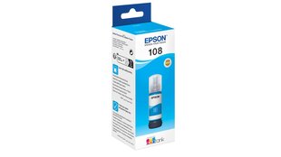 Originaal TINT Epson EcoTank 108 Cyan 70ml hinta ja tiedot | Mustekasetit | hobbyhall.fi