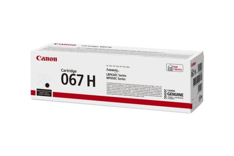 Canon 067H (5106C002) toner cartridge, Black (3130 pages) hinta ja tiedot | Laserkasetit | hobbyhall.fi