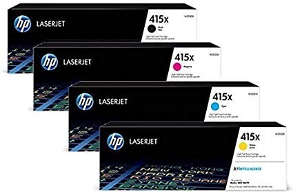 Alkuperäinen värikasetti monipakkaus HP 415X (BK/C/M/Y) hinta ja tiedot | Laserkasetit | hobbyhall.fi