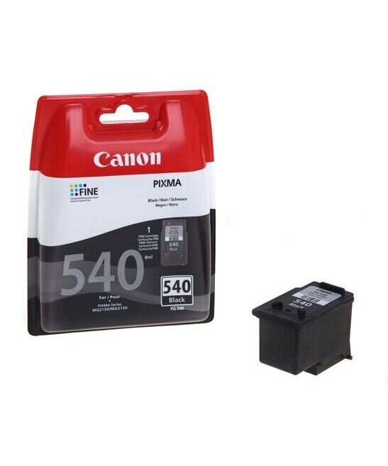 Alkuperäinen mustepatruuna Canon PG-540 Black 180 lk hinta ja tiedot | Mustekasetit | hobbyhall.fi