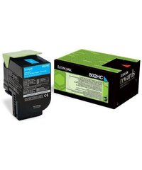 Värikasetti Lexmark 802HC Cyan 3000 lk hinta ja tiedot | Mustekasetit | hobbyhall.fi