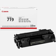 Alkuperäinen värikasetti Canon 719 (3479B002AA) Black 2,100 lk hinta ja tiedot | Laserkasetit | hobbyhall.fi