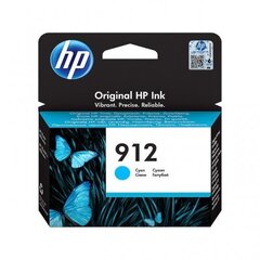 HP Ink No.912 Cyan (3YL77AE) hinta ja tiedot | Mustekasetit | hobbyhall.fi