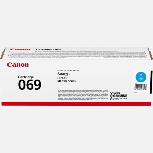 Canon Toner 069 Cyan (5093C002) hinta ja tiedot | Laserkasetit | hobbyhall.fi