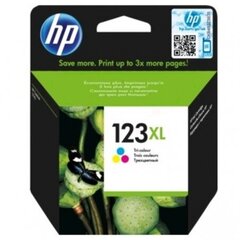 HP Ink No.123 XL Color (F6V18AE) hinta ja tiedot | Mustekasetit | hobbyhall.fi