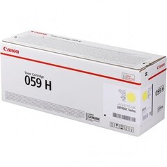 Canon 059 H Y (3624C001), Yellow hinta ja tiedot | Laserkasetit | hobbyhall.fi