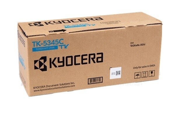 Kyocera Cartridge TK-5345 Cyan (1T02ZLCNL0) hinta ja tiedot | Laserkasetit | hobbyhall.fi
