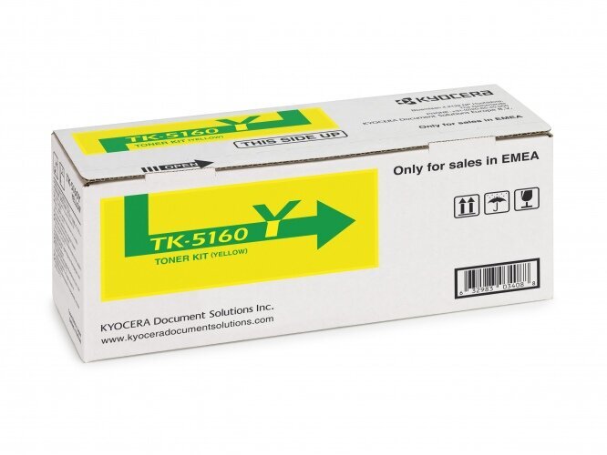 Kyocera TK-5160Y toner cartridge yellow (1T02NTANL0) hinta ja tiedot | Laserkasetit | hobbyhall.fi