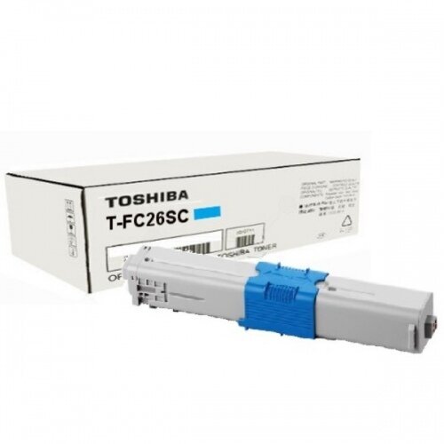 Toshiba Toner T-FC26SC6K Cyan (6B000000557) hinta ja tiedot | Laserkasetit | hobbyhall.fi