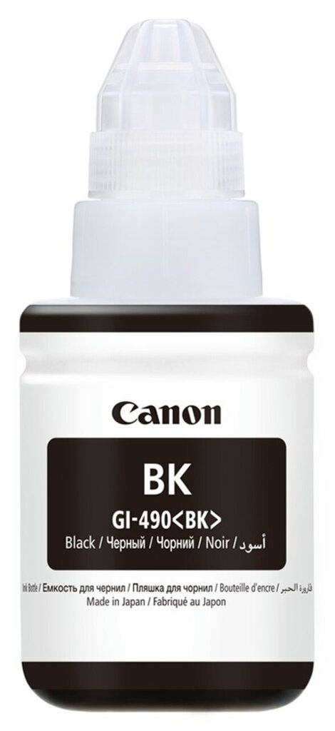 Canon Ink GI-490 Black (0663C001) hinta ja tiedot | Mustekasetit | hobbyhall.fi