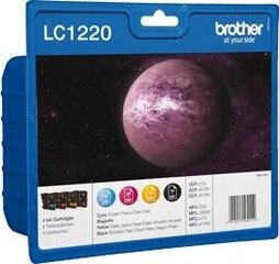 Brother Ink LC 1220 Rainbow (LC1220VALBPDR) hinta ja tiedot | Mustekasetit | hobbyhall.fi