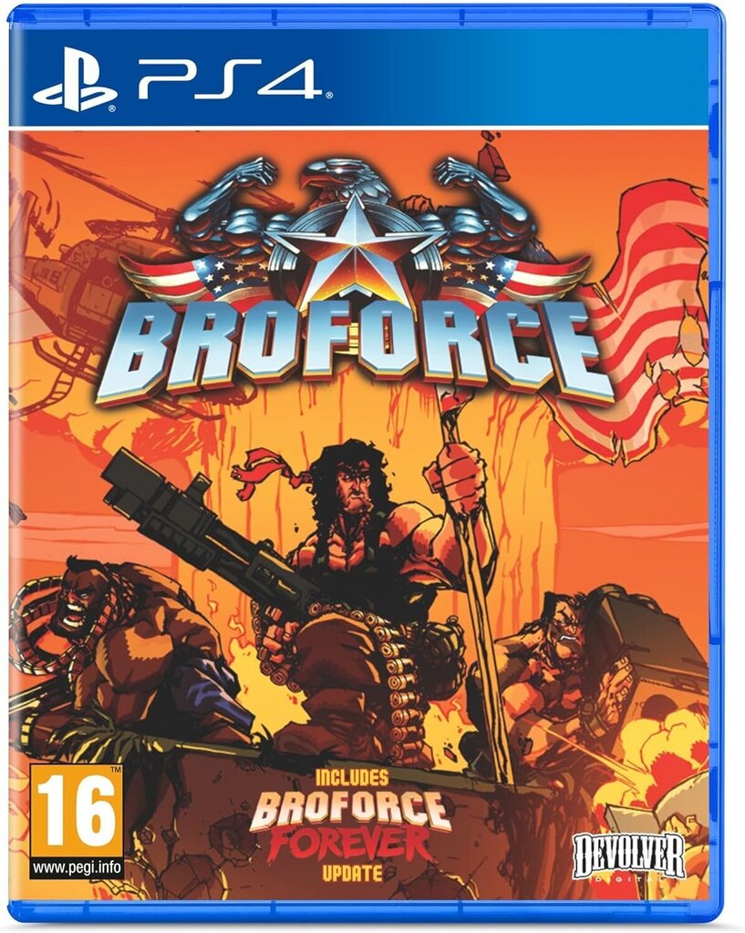 Broforce PS4 hinta ja tiedot | Tietokone- ja konsolipelit | hobbyhall.fi