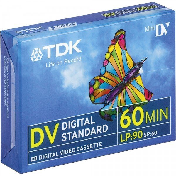TDK-kamerakasetti DVC 60 hinta ja tiedot | Vinyylilevyt, CD-levyt, DVD-levyt | hobbyhall.fi