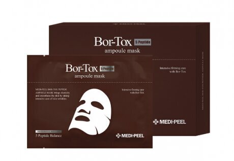 Medi-Peel Bor-Tox Peptide ampoule mask (30ml*10kpl) Ampullinaamio hinta ja tiedot | Kasvonaamiot ja silmänalusaamiot | hobbyhall.fi