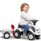 Falk traktori ja perävaunu, valkoinen hinta ja tiedot | Vauvan lelut | hobbyhall.fi