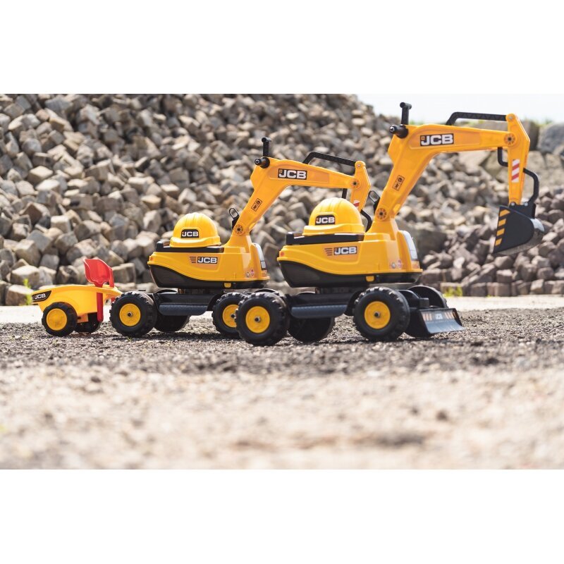 Lasten kaivinkone kauhalla Falk JCB, keltainen hinta ja tiedot | Poikien lelut | hobbyhall.fi