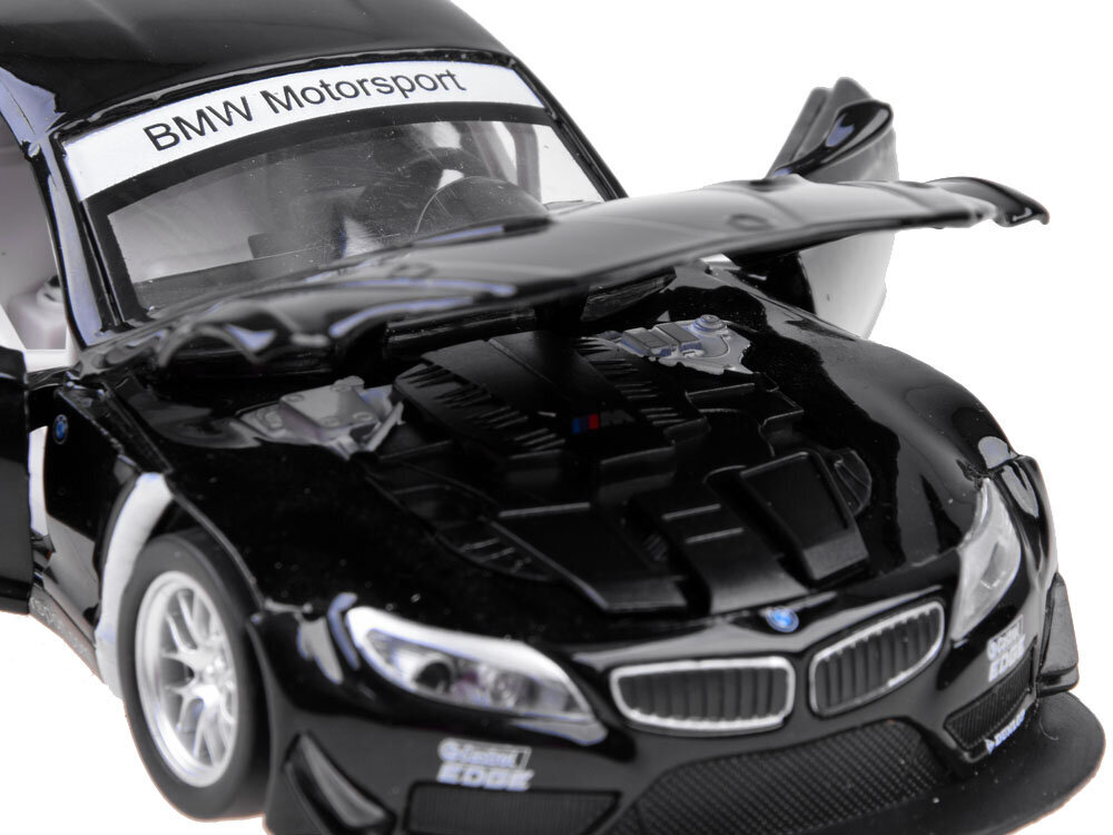 Metallinen BMW Z4 GT3 auto, musta hinta ja tiedot | Poikien lelut | hobbyhall.fi