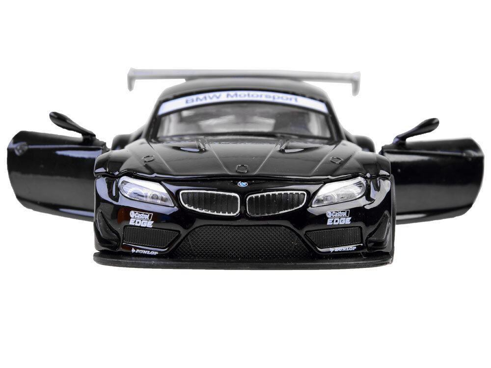 Metallinen BMW Z4 GT3 auto, musta hinta ja tiedot | Poikien lelut | hobbyhall.fi