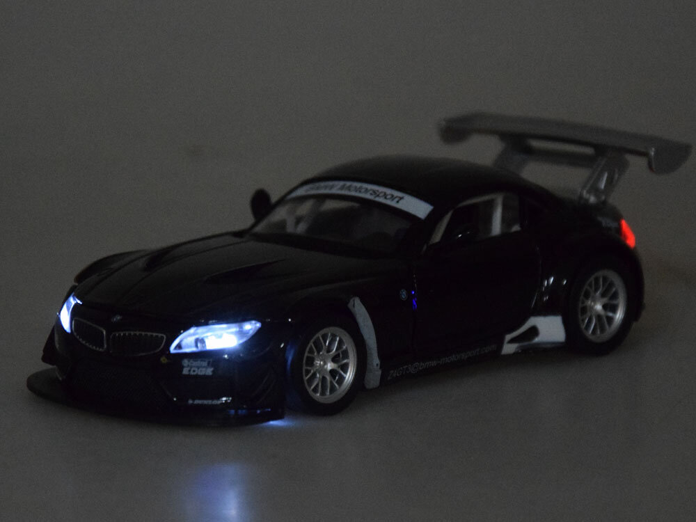 Metallinen BMW Z4 GT3 auto, musta hinta ja tiedot | Poikien lelut | hobbyhall.fi