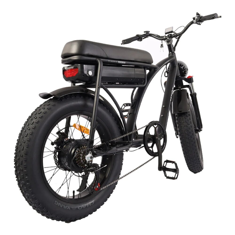 Sähköpyörä Bezior XF001, 20", Fat Tire, musta, 1000W, 12,5Ah hinta ja tiedot | Sähköpyörät | hobbyhall.fi