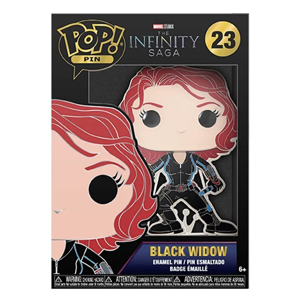 Funko Pop Black Widow -pinssi, 10 cm hinta ja tiedot | Poikien lelut | hobbyhall.fi