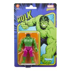 Marvel Legends Retro Collection Toimintahahmo The Incredible Hulk 10 cm hinta ja tiedot | Poikien lelut | hobbyhall.fi