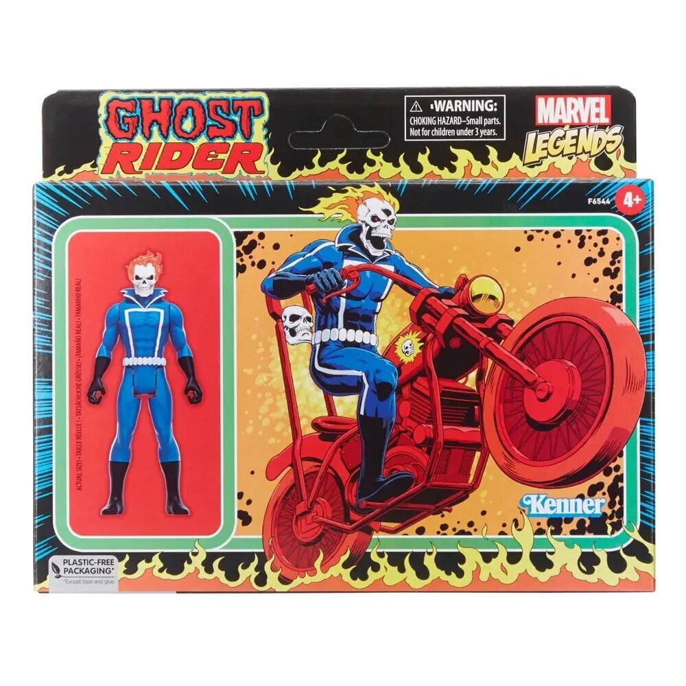 Marvel Legends Retro Collection -toimintahahmo ajoneuvolla, 10 cm hinta ja tiedot | Poikien lelut | hobbyhall.fi