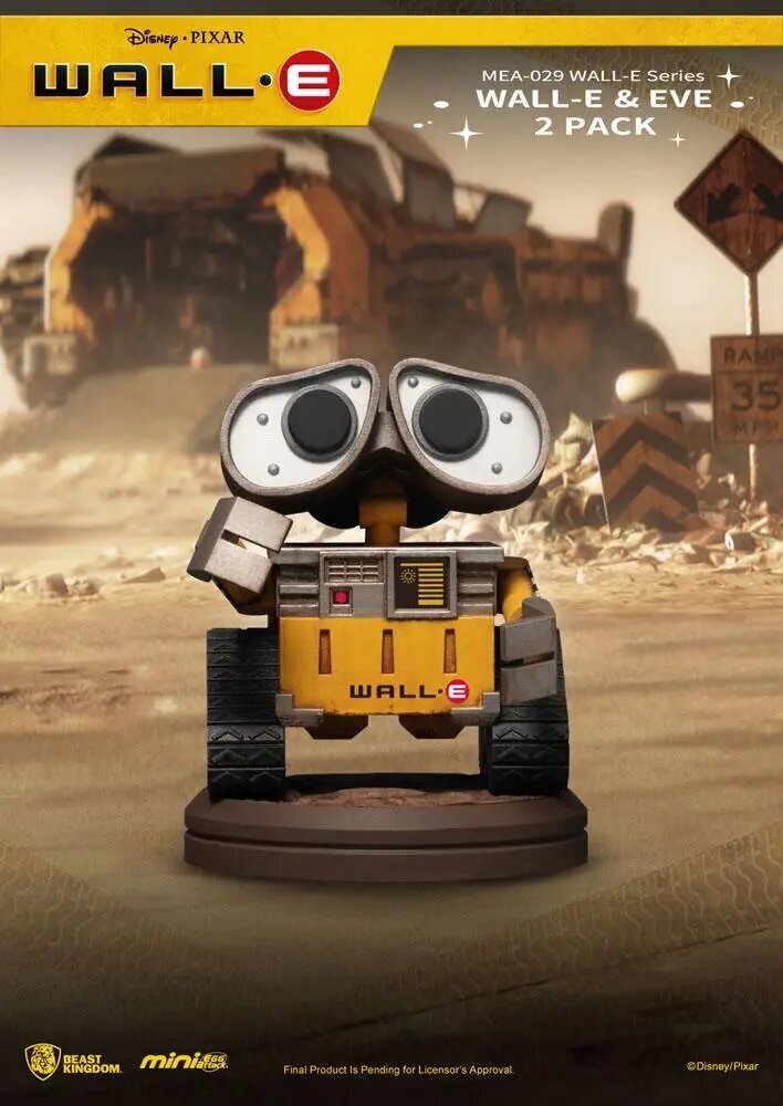 Wall-E Mini Egg Attack -figuurit, 2 kpl hinta ja tiedot | Poikien lelut | hobbyhall.fi