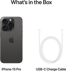 Apple iPhone 15 Pro Max 512GB Black Titanium MU7C3QN/A hinta ja tiedot | Matkapuhelimet | hobbyhall.fi