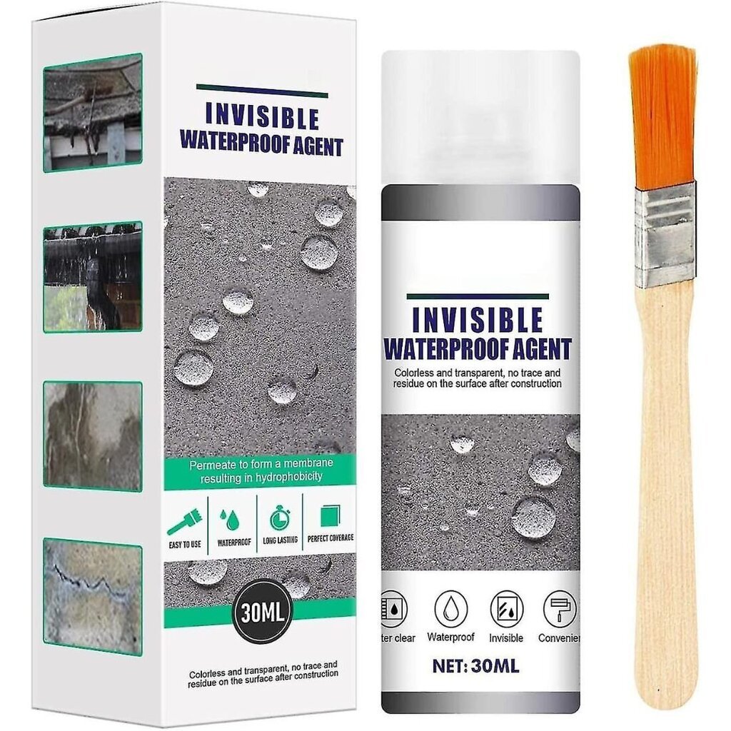 Nestemäinen tiivistyssuihke, Invisible Waterproof Agent 30ml hinta ja tiedot | Käsityökalut | hobbyhall.fi