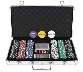 Pokeri - 300 pelimerkkiä HQ-matkalaukussa hinta ja tiedot | Korttipelit, pokeri | hobbyhall.fi